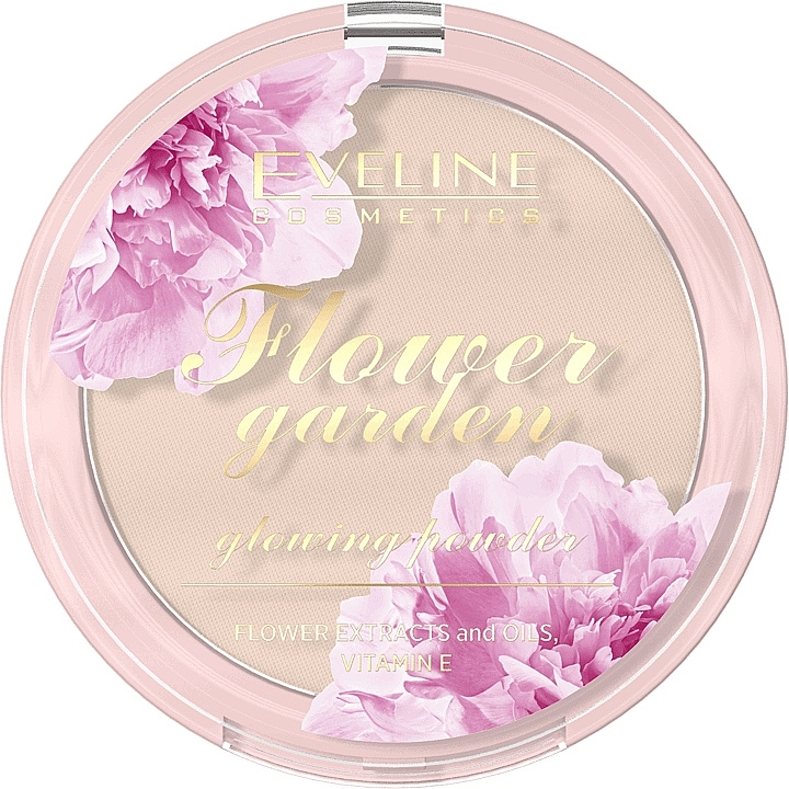 Puder do twarzy - Eveline Cosmetics Flower Garden Powder  — Zdjęcie N1