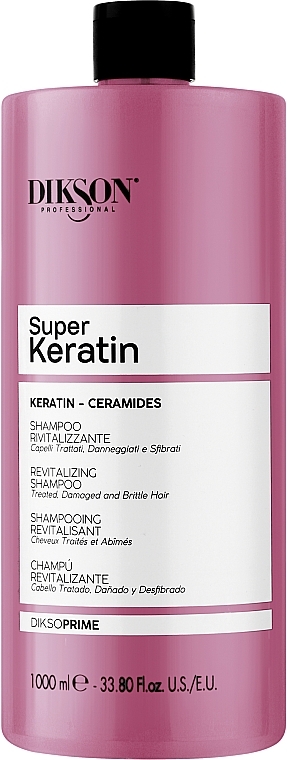 Szampon do włosów zniszczonych z keratyną - Dikson Super Keratin Shampoo — Zdjęcie N2