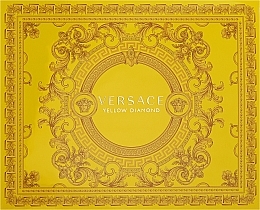 Versace Yellow Diamond - Zestaw (edt 50 ml + b/lot 50 ml + sh/gel 50 ml) — Zdjęcie N2