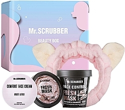 Kup Zestaw - Mr.Scrubber Fresh & Comfort (f/mask/150g + f/cr/30ml + ass/1/pcs)