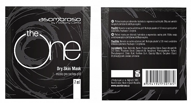 Maska do skóry suchej - Asombroso The One Dry Skin Mask (próbka) — Zdjęcie N1