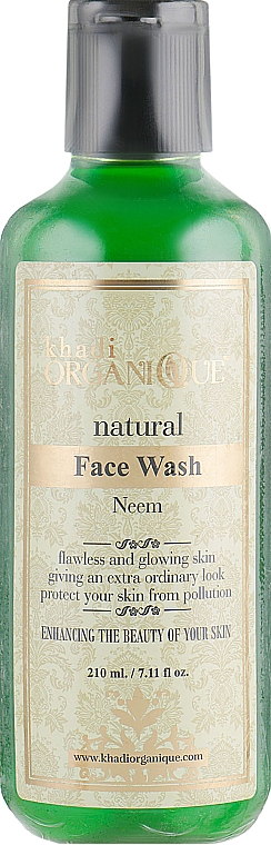 Naturalny oczyszczający żel przeciwtrądzikowy z indyjskimi ziołami - Khadi Organique Neem Face Wash