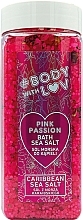 Kup Sól do kąpieli Pink Passion - New Anna Cosmetics Body With Luv Sea Salt For Bath Pink Passion