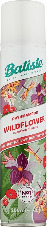 Suchy szampon do włosów - Batiste Wildflower Dry Shampoo