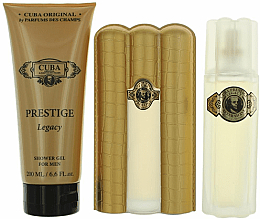 Cuba Prestige Legacy - Zestaw (edt/30ml + af/sh/100ml + sh/gel/200ml) — Zdjęcie N1