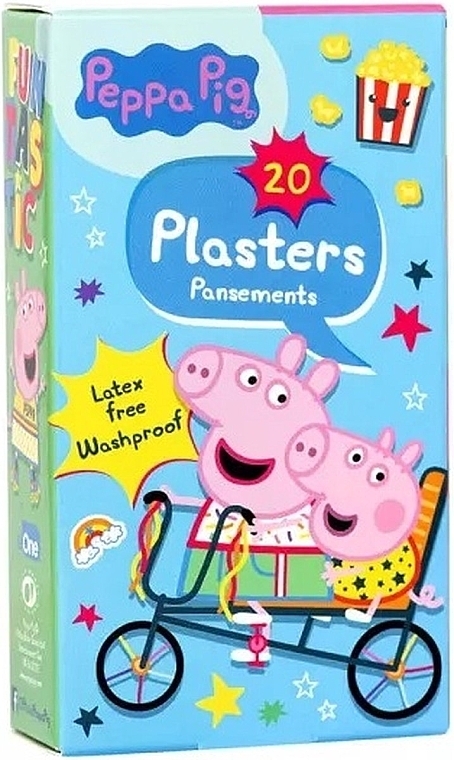 Plastry dla dzieci - Peppa Pig Latex Free And Washproof — Zdjęcie N1