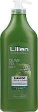 PRZECENA! Regenerujący szampon do włosów normalnych - Lilien Olive Oil Shampoo * — Zdjęcie N2