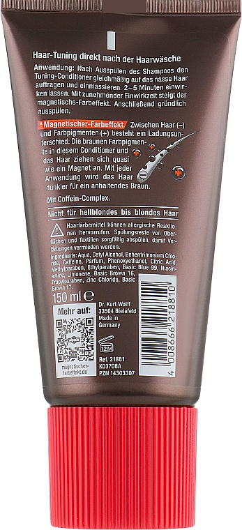 Odżywka koloryzująca do brązowych włosów - Alpecin Tuning Coffein Conditioner Braun — Zdjęcie N2