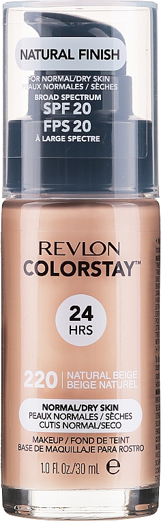 Podkład w płynie - Revlon ColorStay Foundation For Normal/Dry Skin SPF 20 — Zdjęcie N1