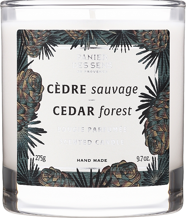Świeca zapachowa w szklance Drzewo cedrowe - Panier Des Sens Scented Candle Cedar Forest — Zdjęcie N1