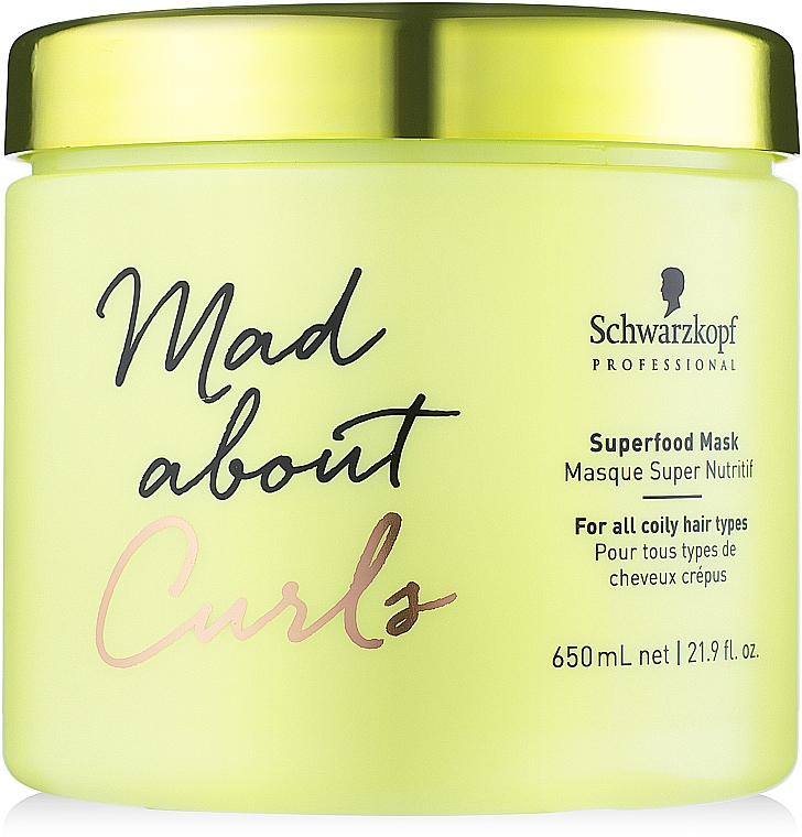 Odżywcza maska do włosów kręconych - Schwarzkopf Professional Mad About Curls Superfood Mask — Zdjęcie N1