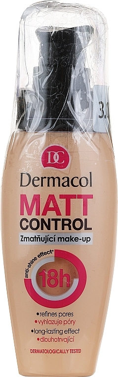 PRZECENA! Długotrwały matujący podkład w kremie - Dermacol Matt Control * — Zdjęcie N1