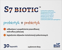 PRZECENA! Suplement diety Probiotyk + prebiotyk - S7 Biotic * — Zdjęcie N1