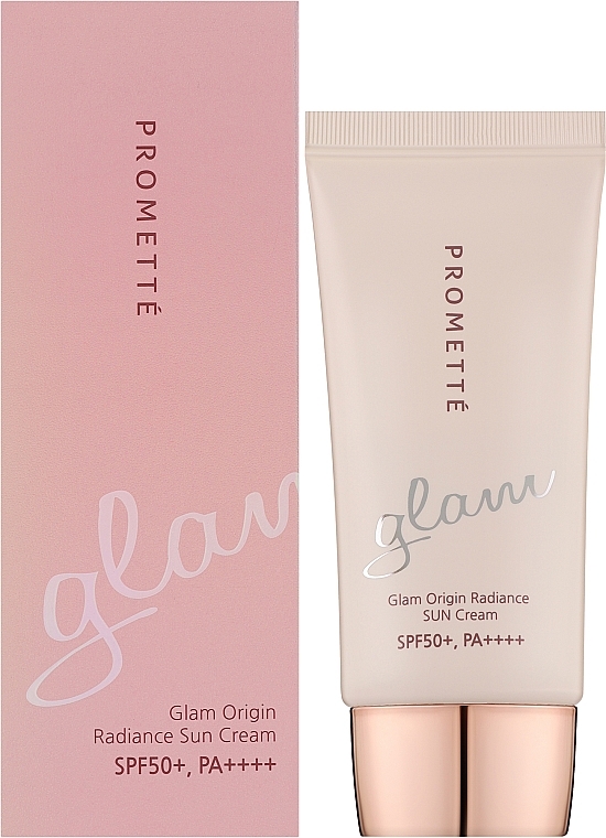 Krem przeciwsłoneczny do twarzy - Enough Promette Glam Origin Radiance Sun Cream SPF50+ PA++++ — Zdjęcie N2