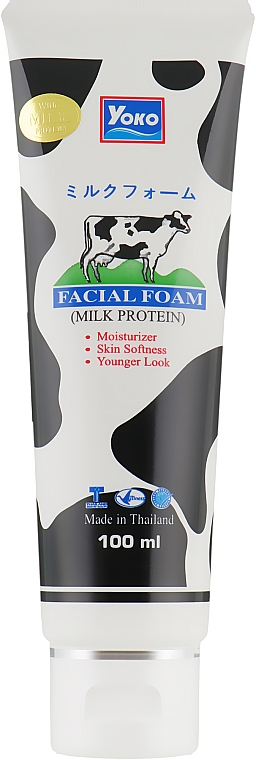 Pianka do twarzy z proteinami mleka - Yoko Milk — Zdjęcie N1