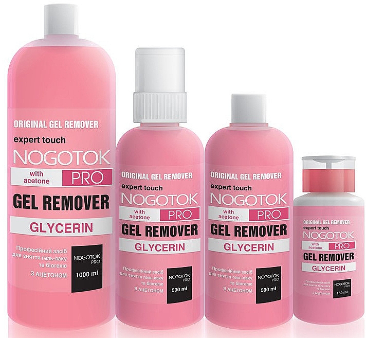 Zmywacz do żelu z pompką - Nogotok Gel Remover Pro — Zdjęcie N1