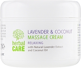 WYPRZEDAŻ Relaksujący krem do masażu - Bulgarian Rose Herbal Care Lavender & Cococnut Massage Cream * — Zdjęcie N2