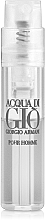PREZENT! Giorgio Armani Acqua Di Giò Pour Homme - Woda toaletowa (próbka) — Zdjęcie N2