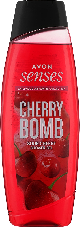Nawilżający żel pod prysznic Wiśniowy - Avon Senses Cherry Bomb — Zdjęcie N2