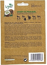 Wegańska maska w płachcie z olejem kokosowym - IDC Institute Vegan Formula Coconut Oil Face Mask — Zdjęcie N2
