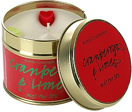 Kup Świeca zapachowa w żelaznej puszce - Bomb Cosmetics Cranberry & Lime Tin Candle