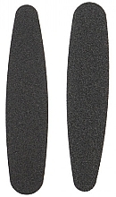 Krótki pilnik do paznokci 10 cm, włókno szklane, czarny, 2 szt - Disna — Zdjęcie N1