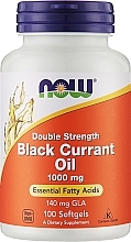 Olej z nasion czarnej porzeczki, 1000 mg - Now Foods Black Currant Oil — Zdjęcie N1
