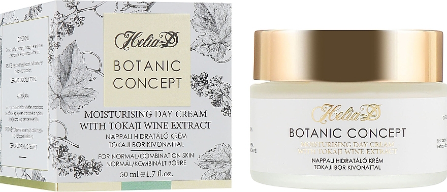 Krem nawilżający na dzień dla skóry normalnej i mieszanej - Helia-D Botanic Concept Cream — Zdjęcie N1