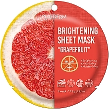 Kup Rozświetlająca maska ​​w płachcie Grejpfrut - Purederm Brightening Sheet Mask