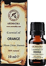 100% naturalny olejek eteryczny Pomarańcza - Aromatika Orange Essential Oil — Zdjęcie N2