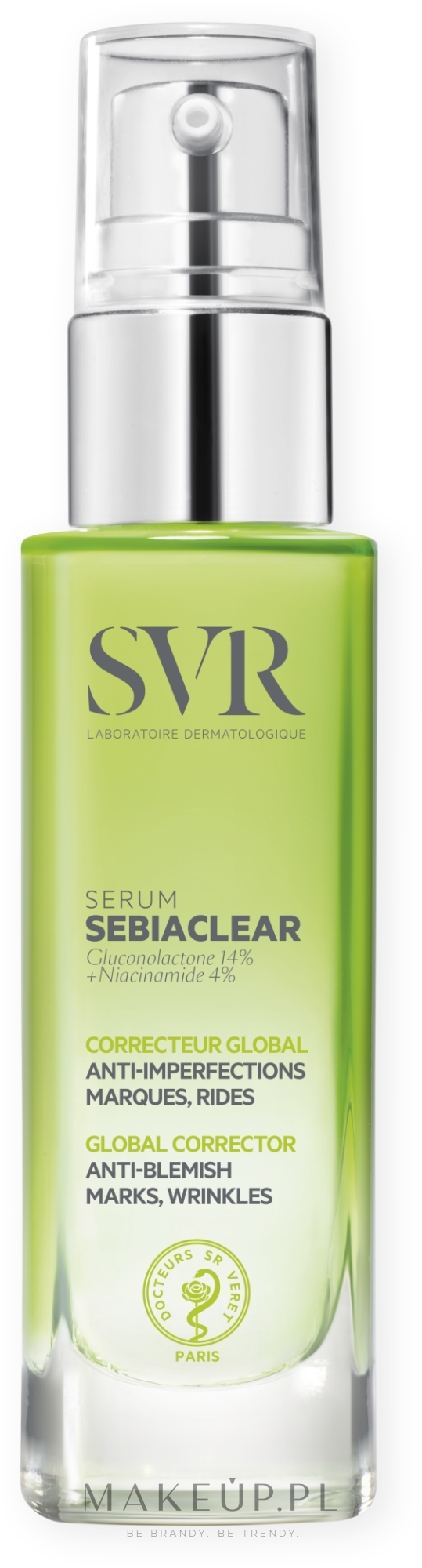 Oczyszczające serum do twarzy korygujące znamiona - SVR Sebiaclear Serum — Zdjęcie 30 ml