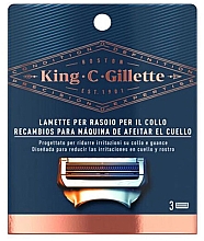 Kup Wymienne wkłady do maszynki do golenia - Gillette King C. Neck Razor Refills