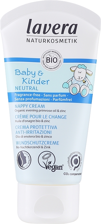 Ochronny krem przeciw odparzeniom dla dzieci i niemowląt - Lavera Cream — Zdjęcie N1
