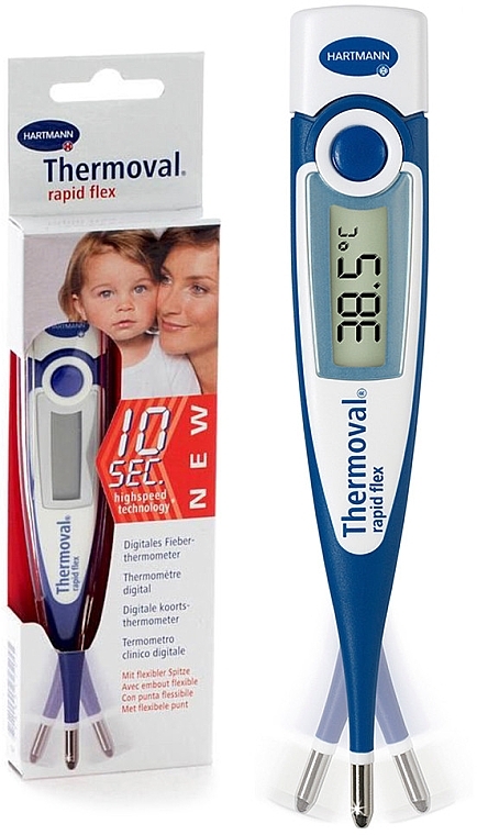 Termometr medyczny - Hartmann Thermoval Kids Flex Digital Thermometer — Zdjęcie N1