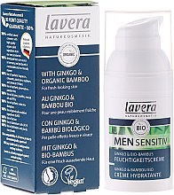 Kup Nawilżający krem do twarzy z wyciągiem z biomiłorzębu i biobambusa - Lavera Men Sensitiv Moisturising Cream