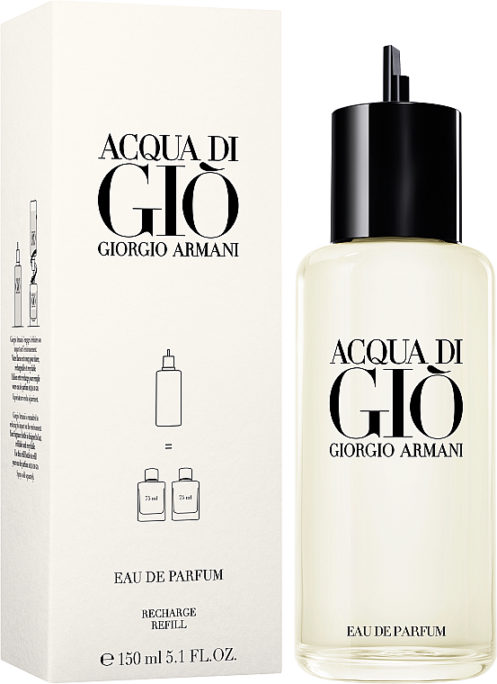 Giorgio Armani Acqua Di Gio - Woda perfumowana (uzupełnienie) — Zdjęcie N3
