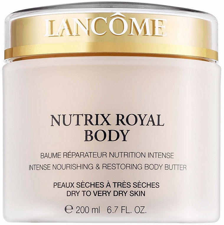 Intensywnie odżywcze i regenerujące masło do ciała do skóry suchej i bardzo suchej - Lancome Nutrix Royal Body Intense Nourishing & Restoring Body Butter