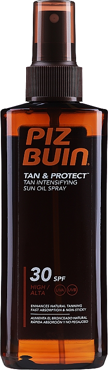 Olejek do opalania w sprayu SPF 30 - Piz Buin Tan & Protect Oil Spray — Zdjęcie N1