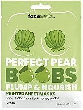Kup Ujędrniająco-odżywcza maska w płachcie na piersi Gruszka, rumianek i wiciokrzew - Face Facts Perfect Pear Nourishing Boob Sheet Mask