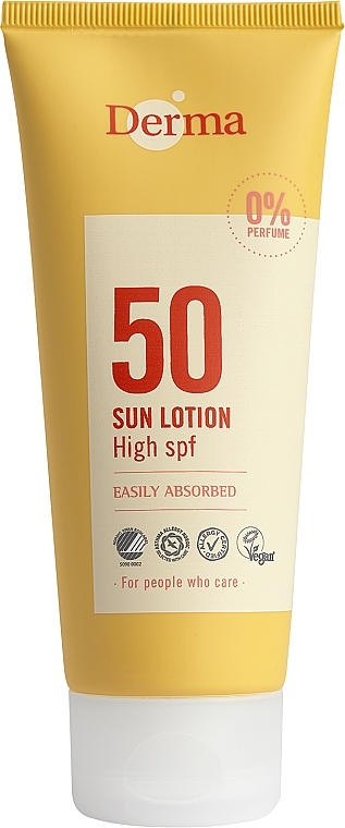 Przeciwsłoneczny balsam do opalania ciała i twarzy SPF 50 - Derma Sun Lotion