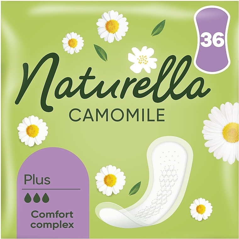 Wkładki higieniczne z rumiankiem, 36 szt. - Naturella Camomile Normal Plus — Zdjęcie N1