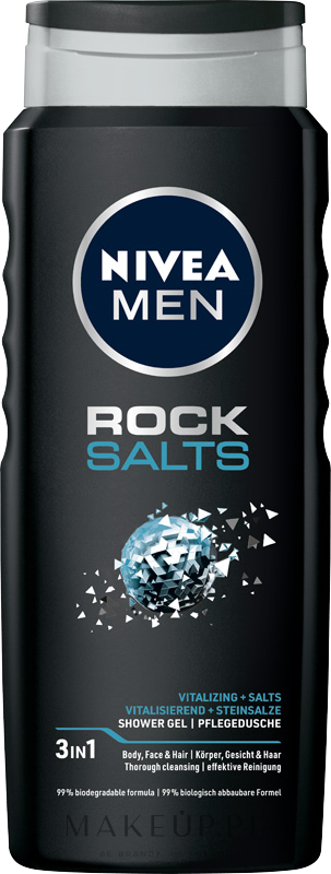 Żel pod prysznic - NIVEA MEN Rock Salts Shower Gel — Zdjęcie 500 ml