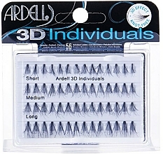 Kępki sztucznych rzęs - Ardell 3D Individuals Combo Pack — Zdjęcie N1