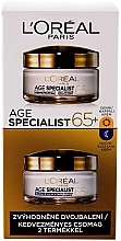 Zestaw kremów do twarzy na dzień i na noc 65+ - L'Oreal Paris Age Specialist Set (cr 50 ml + cr 50 ml) — Zdjęcie N1