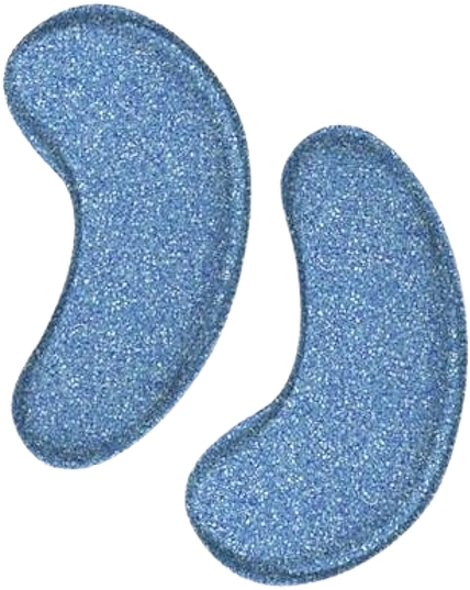 Hydrożelowe płatki pod oczy z brokatem - IDC Institute Glitter Hydrogel Eye Pad Blue — Zdjęcie N2