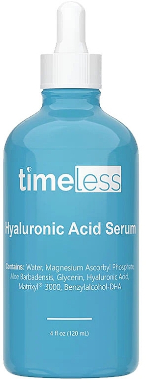 Serum do twarzy z kwasem hialuronowym - Timeless Skin Care Vitamin C + Hyaluronic Acid Serum — Zdjęcie N4