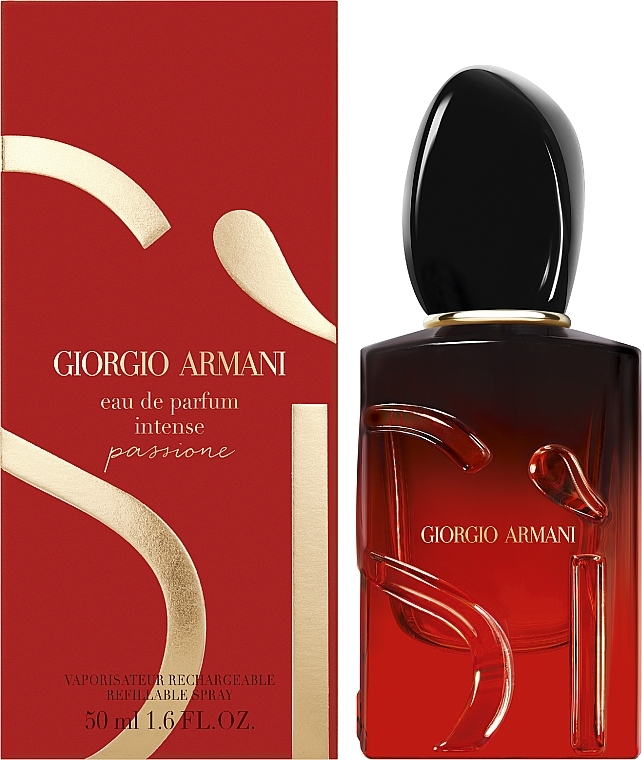 Giorgio Armani Si Passione Intense Refillable - Woda perfumowana — Zdjęcie N2