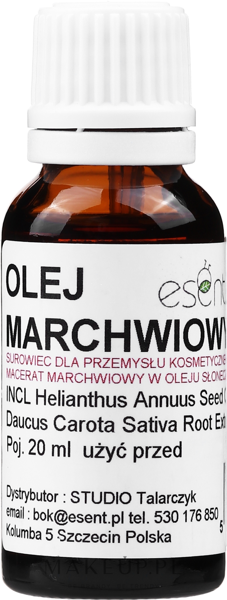 Olej marchwiowy - Esent — Zdjęcie 20 ml