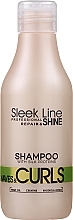 Szampon do włosów falowanych - Stapiz Sleek Line Waves & Curles Shampoo — Zdjęcie N1