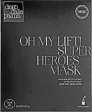 Kup Liftingująca maska przeciwstarzeniowa w płachcie do twarzy - Diego Dalla Palma Oh My Lift Super Heroes Mask